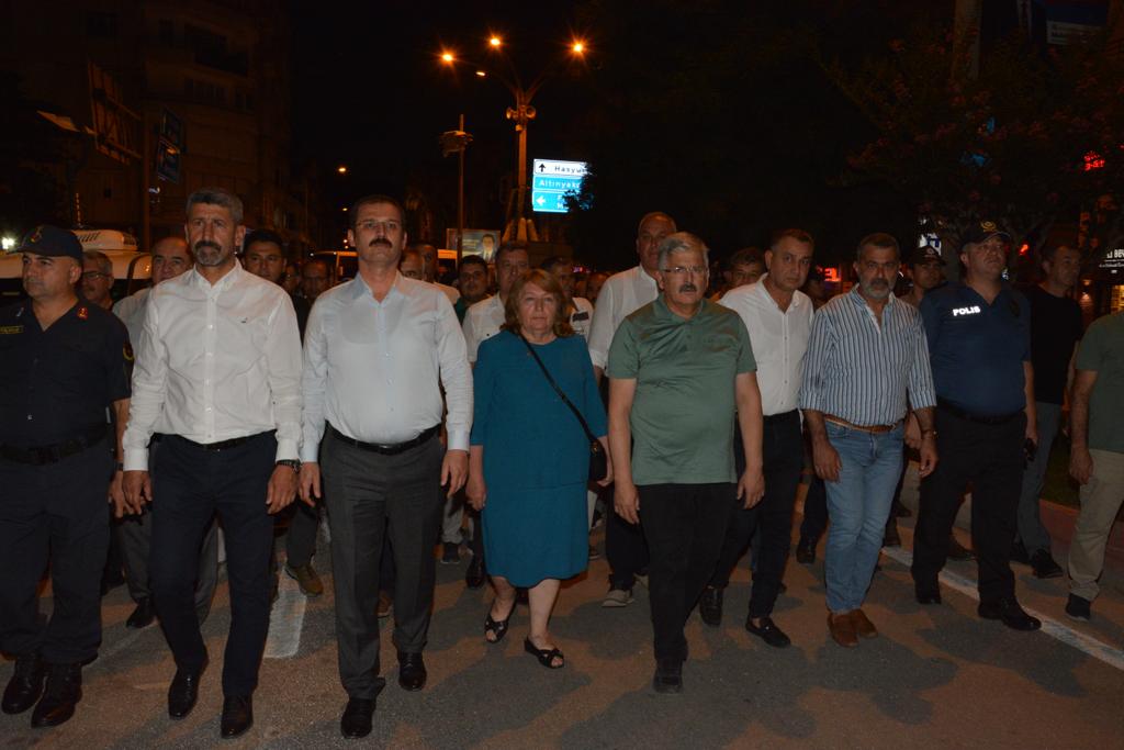 15 Temmuz Demokrasi Ve Milli Birlik Günü Kapsamında İlçemizde Anma Programı Düzenlendi